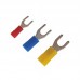 Fork type insulated cable lugs
